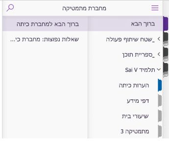 ברוך הבא, שטח שיתוף פעולה וספריית תוכן