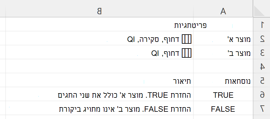 שימוש ב- HASALL כדי לבדוק אם תא המכיל מערך מקונן של תגים כולל את כל התגים הדרושים