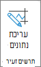 לחצן 'עריכת נתונים' בקבוצה 'תרשים זעיר'.