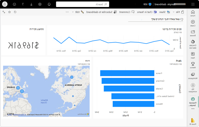 שירות Power Bi