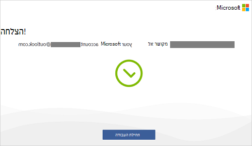 צילום מסך של תיבת הכניסה.