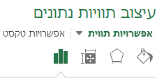 החלונית 'עיצוב תוויות נתונים'
