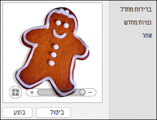 ערוך את התמונה עבור איש קשר.