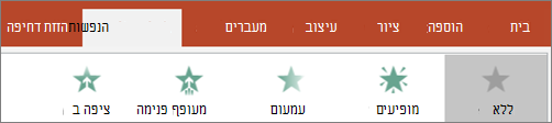 בחירת הנפשה מהגלריה