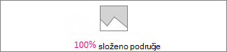 100-postotni složeni površinski grafikon