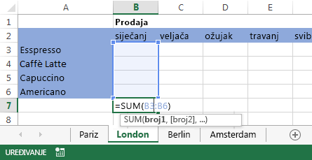 Formula se nalazi i na radnom listu London.