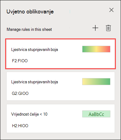 Oblikovanje s tri skale boja