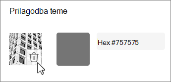 Snimka zaslona brisanja pozadine
