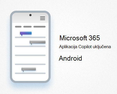 Aplikacija Microsoft 365 Copilot za Android