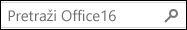 Pretraživanje sustava Office 16