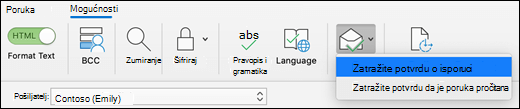 Zatražite potvrdu o isporuci