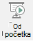 Taj gumb pokreće dijaprojekciju od prvog slajda u prezentaciji.