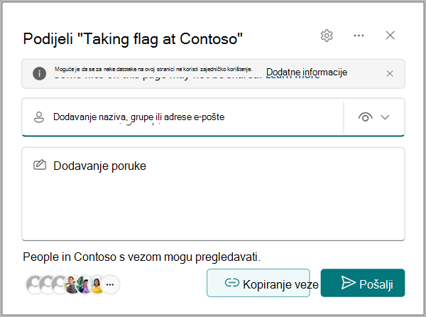 Stvaranje i korištenje modernih SharePoint snimki zaslona One version three.png
