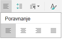 Poravnanje teksta
