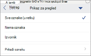 Prikaz za pregled