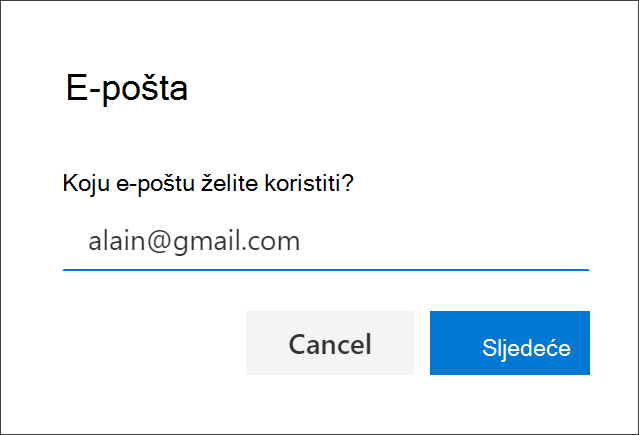 Dodajte telefonski broj i odaberite telefonske pozive