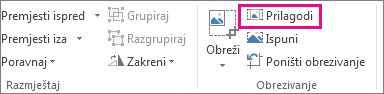 Alat za prilagodbu tijekom obrezivanja