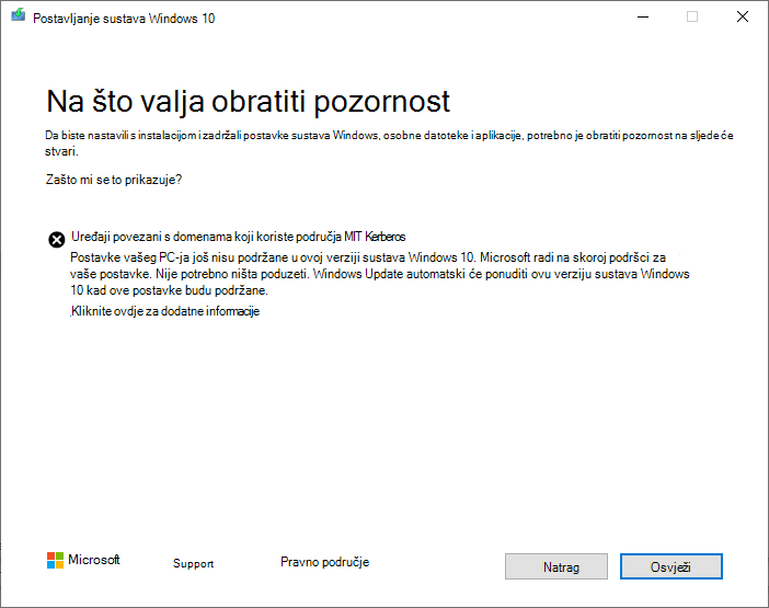 MIT Kerberos područja drže