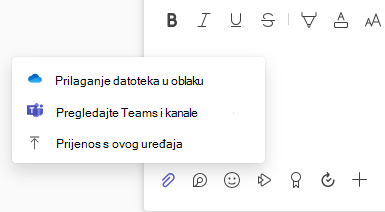 Prilaganje datoteka