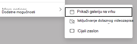 Mogućnosti prikaza