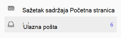 Ulazna pošta na platformi Viva Engage