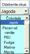 Primjer ActiveX kontrole kombiniranog okvira