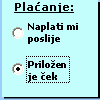 Primjer ActiveX kontrole gumba mogućnosti