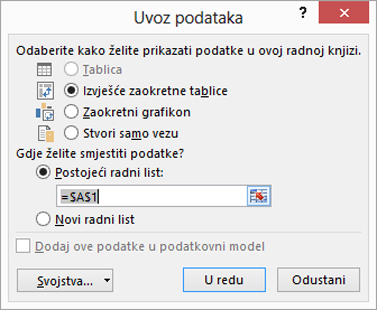 Uvoz podataka