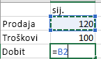 odabir ćelije