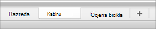 Kartica lista u sustavu MacOS.