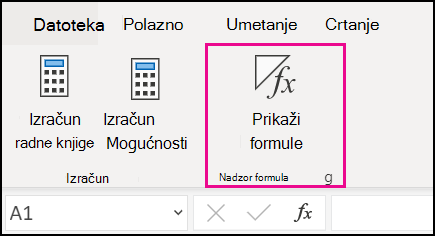 Prikaz formula na webu