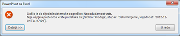 Pogreška nepodudaranja