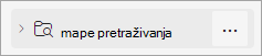 Snimka zaslona s mapama pretraživanja