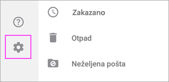 Idite na Postavke