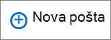 Snimka zaslona prikazuje kontrolu Nova pošta korištenu za stvaranje poruke e-pošte.