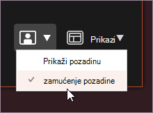 Zamućenje pozadine