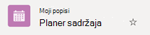 Nedostatak zaokruženog simbola kvačice označava da se popis ne sinkronizira iz oblaka s uređajem sa sustavom Windows.