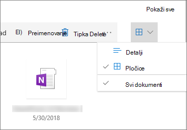 Tiled view in document library