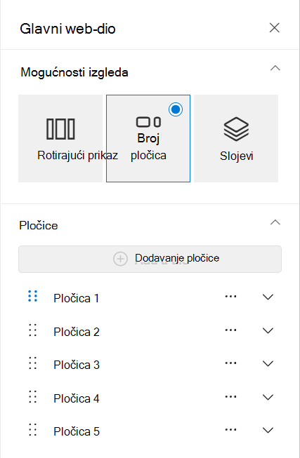 nove pločice,