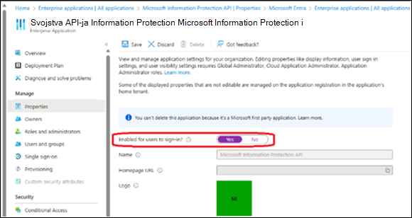 MS Information Protection omogućuje prijavu korisnika