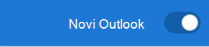 Uključivanje/isključivanje za novi Outlook