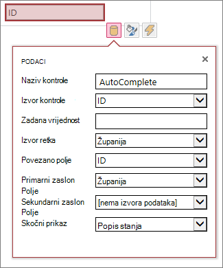 All available properties in property box