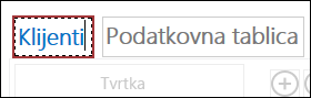 List view caption changed to Customers