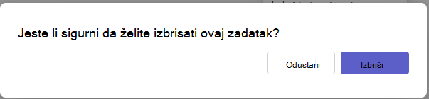 okvir za brisanje