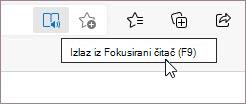 Izlaz iz Fokusirani čitač