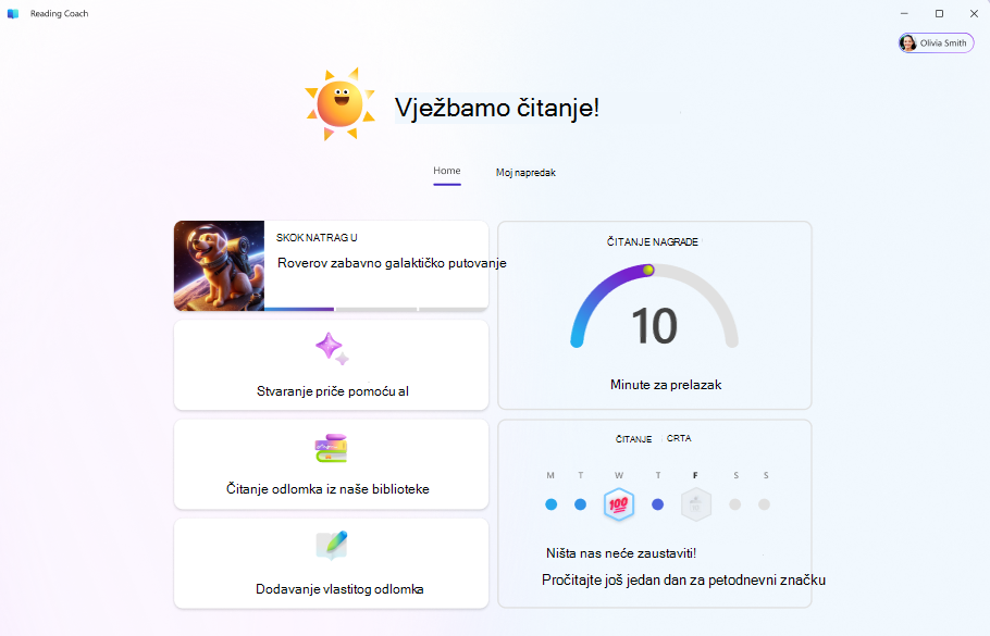 Moj napredak