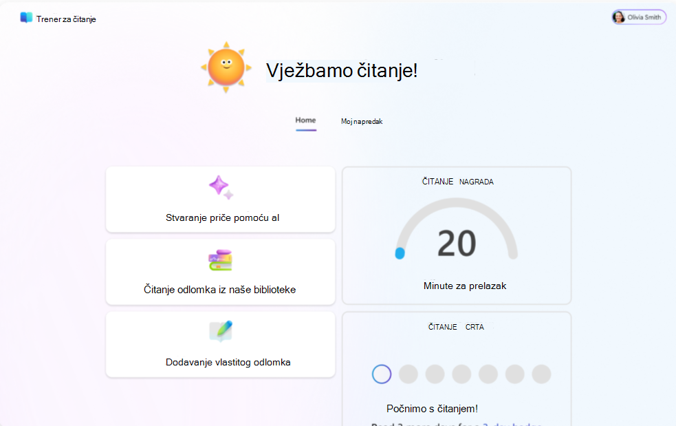 Trener za čitanje