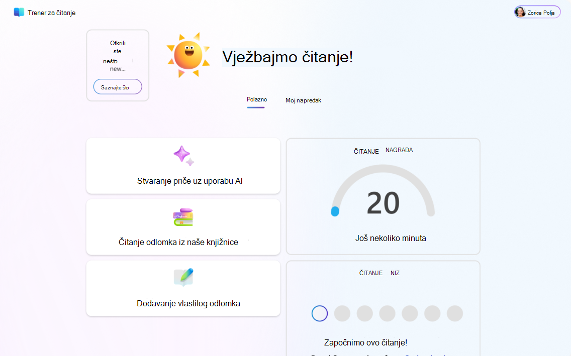 Vježba čitanja