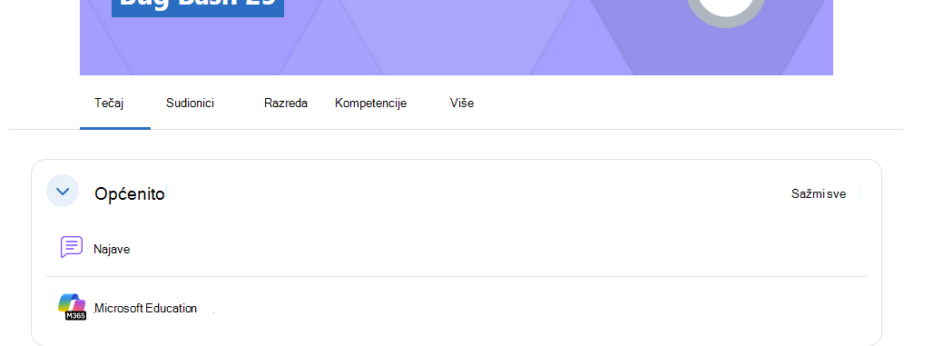 Moodle kliknite Microsoft Education