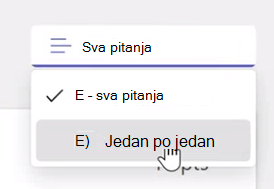 jedan po jedan